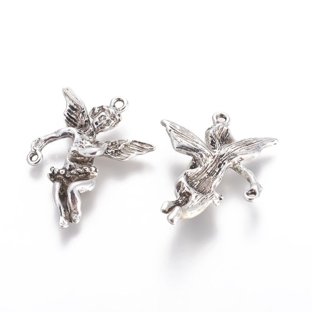 PandaHall Tibetan Style Pendants, Cherub with Loop, Cadmium Free & Lead Free, Antique Silver, 37x26x7mm, Hole: 1~2mm Alloy Angel & Fairy PandaHall Tibetan Style Pendants, Cherub with Loop, Cadmium Free & Lead Free, Antique Silver, 37x26x7mm, Hole: 1~2mm Alloy Angel & Fairy