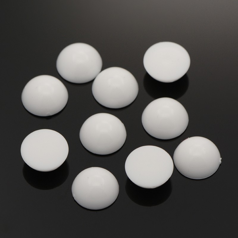 PandaHall Half Round Acrylic Cabochons, White, 12x5.5mm, about 1000pcs/bag Acrylic Half Round White PandaHall Half Round Acrylic Cabochons, White, 12x5.5mm, about 1000pcs/bag Acrylic Half Round White