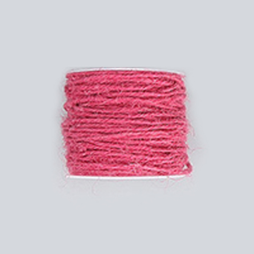 PandaHall Hemp Cord Twine String, for Jewelry Making, HotPink, 2mm; 50m/roll Hemp Pink