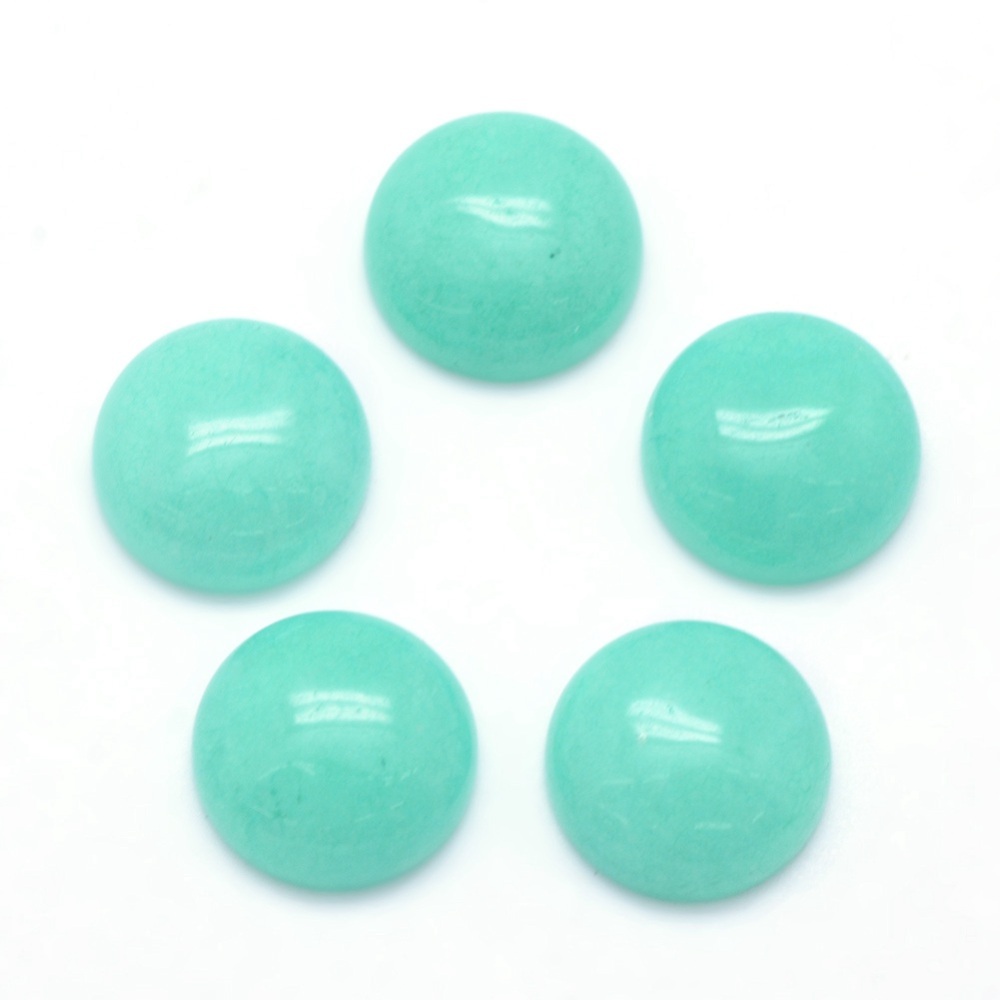 PandaHall Natural Dyed Jade Cabochons, Half Round, 12x5~6mm Other Jade Half Round PandaHall Natural Dyed Jade Cabochons, Half Round, 12x5~6mm Other Jade Half Round