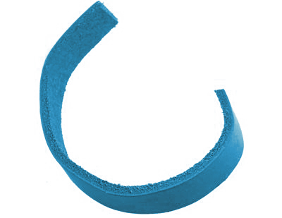 PandaHall Imitation Leather Cord, DeepSkyBlue, 15x1.5mm Imitation Leather Blue