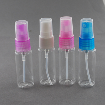 PandaHall 20ml Spray Bottles, the color chosen at random, Mixed Color, 91x24mm Plastic Bottle Multicolor