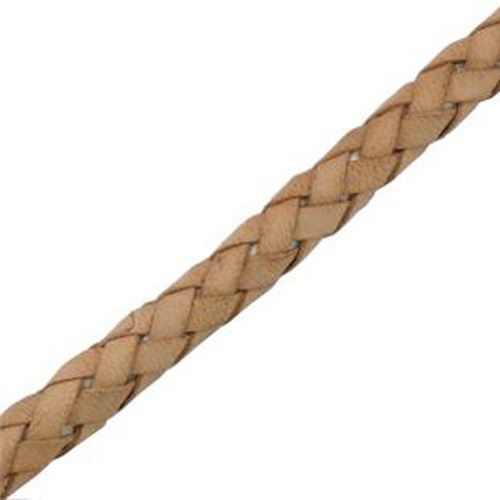 PandaHall Leather Cord, SandyBrown, about 5mm in diameter, 50 yards/roll Leather Brown