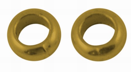 PandaHall Tibetan Style Spacers, Lead Free & Cadmium Free & Nickel Free, Rondelle, Antqiue Golden, about 6mm in diameter, 3mm thick, hole...
