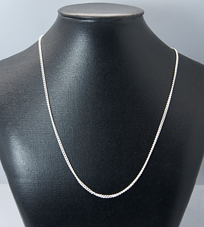 PandaHall Iron Necklace Making, Iron Twisted Chains with Spring Clasps, Silver, 18'' Iron Silver