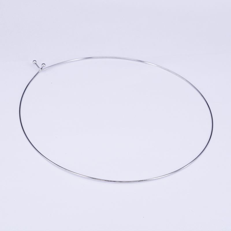 PandaHall 304 Stainless Steel Choker Necklaces, Stainless Steel Color, 4.72"(12cm) Stainless Steel