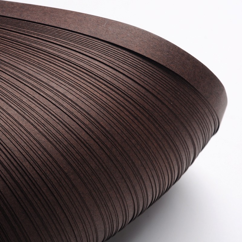 PandaHall Quilling Paper Strips, CoconutBrown, 530x10mm; about 120strips/bag Paper Brown