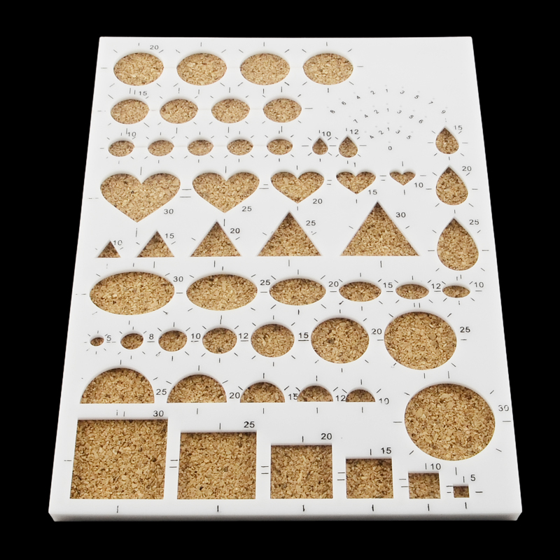 PandaHall Plastic DIY Paper Quilling Tool, White, 21x15x0.8cm Plastic White