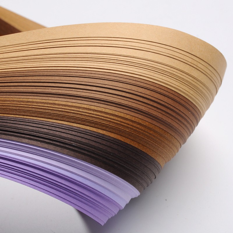 PandaHall 6 Colors Quilling Paper Strips, Gradual Purple, 530x10mm; about 120strips/bag, 20strips/color Paper Purple