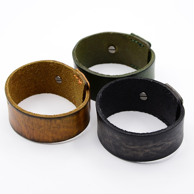 PandaHall Leather Cord Bracelets, with Gunmetal Alloy Findings, Mixed Color, 250~260x36x5mm Leather Multicolor