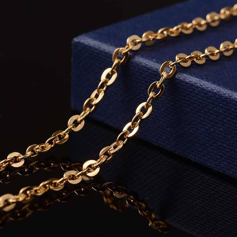 PandaHall 304 Stainless Steel Cable Chains, with Spool, Golden, 4x3x0.8mm; about 10m/roll Stainless Steel