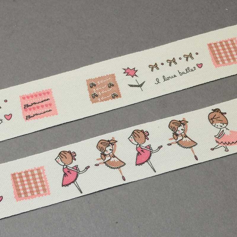 PandaHall Cartoon Printed Cotton Ribbon, Peru, 23/4"(20mm); about 20yards/roll(18.288m/roll) Cotton Brown