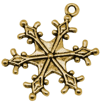 PandaHall Zinc Alloy Snowflake Pendants, Charms for Christmas Day Gift Making, Lead Free & Cadmium Free & Nickel Free, Antique Golden, about...