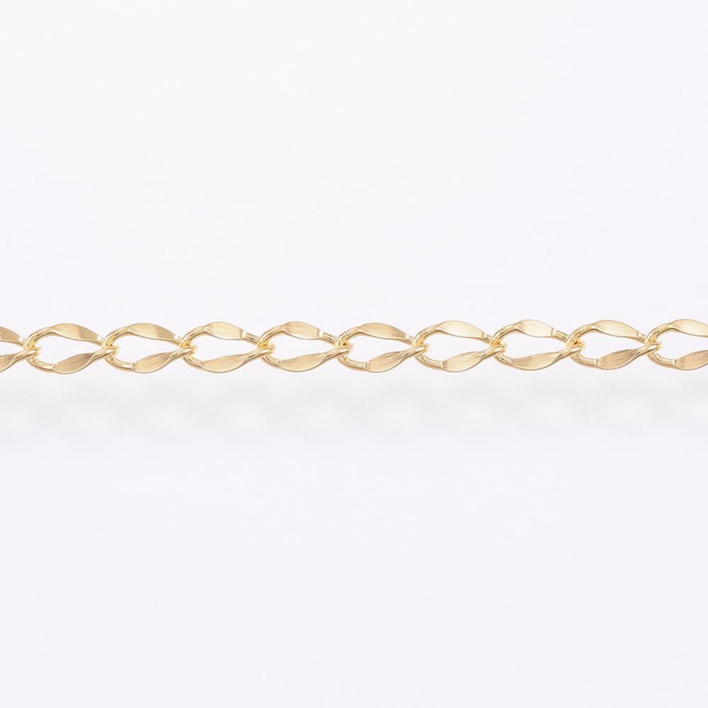 PandaHall Handmade 304 Stainless Steel Curb Chains, with Spool, Oval, Golden, 5x2.5x1mm; about 20m/roll Stainless Steel