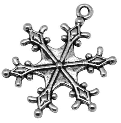 PandaHall Zinc Alloy Snowflake Pendants, Charms for Christmas Day Gift Making, Lead Free & Cadmium Free & Nickel Free, Antique Silver, about...