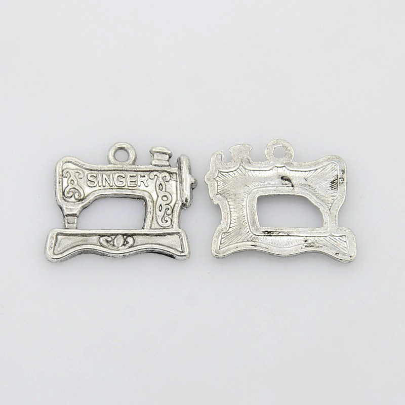 PandaHall Tibetan Style Pendant, Sartorius,Lead Free and Cadmium Free,  Antique Silver Color, about 18mm long, 20.5mm wide, 2mm thick, hole...