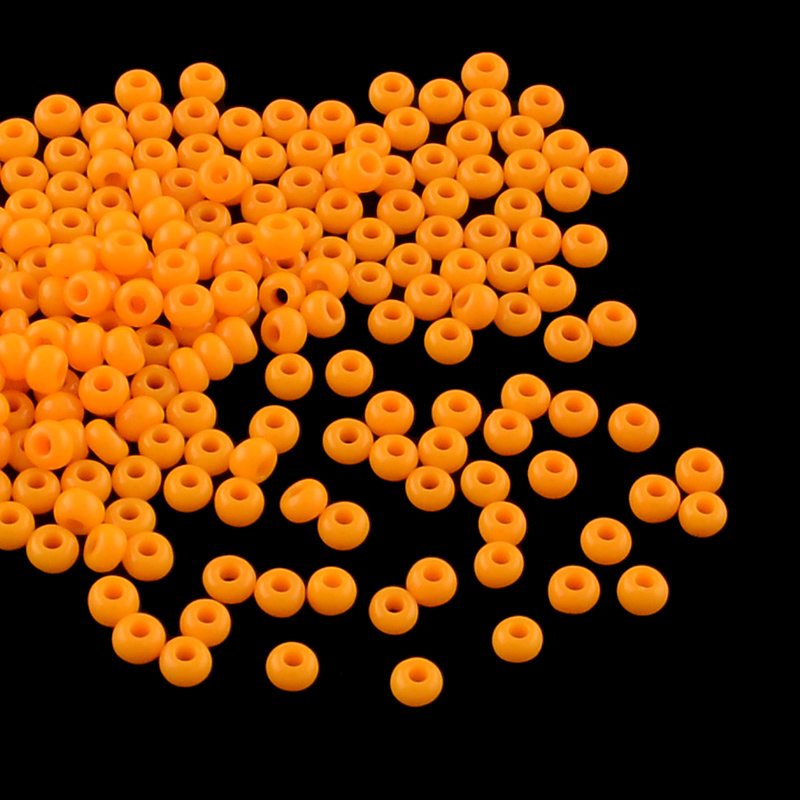 PandaHall MGB&reg Matsuno Glass Beads, Japanese Seed Beads, 11/0 Round Glass Seed Beads, DarkOrange, 2x1.5mm, Hole: 1mm; about 3333pcs/50g...