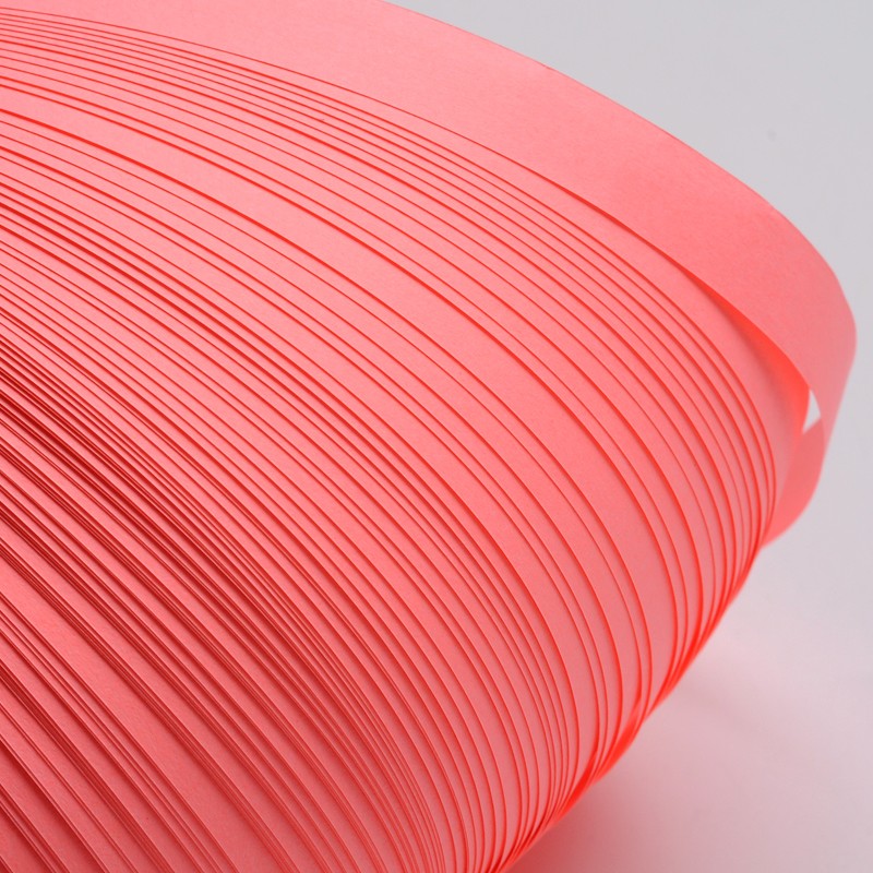 PandaHall Quilling Paper Strips, LightCoral, 530x10mm; about 120strips/bag Paper Red