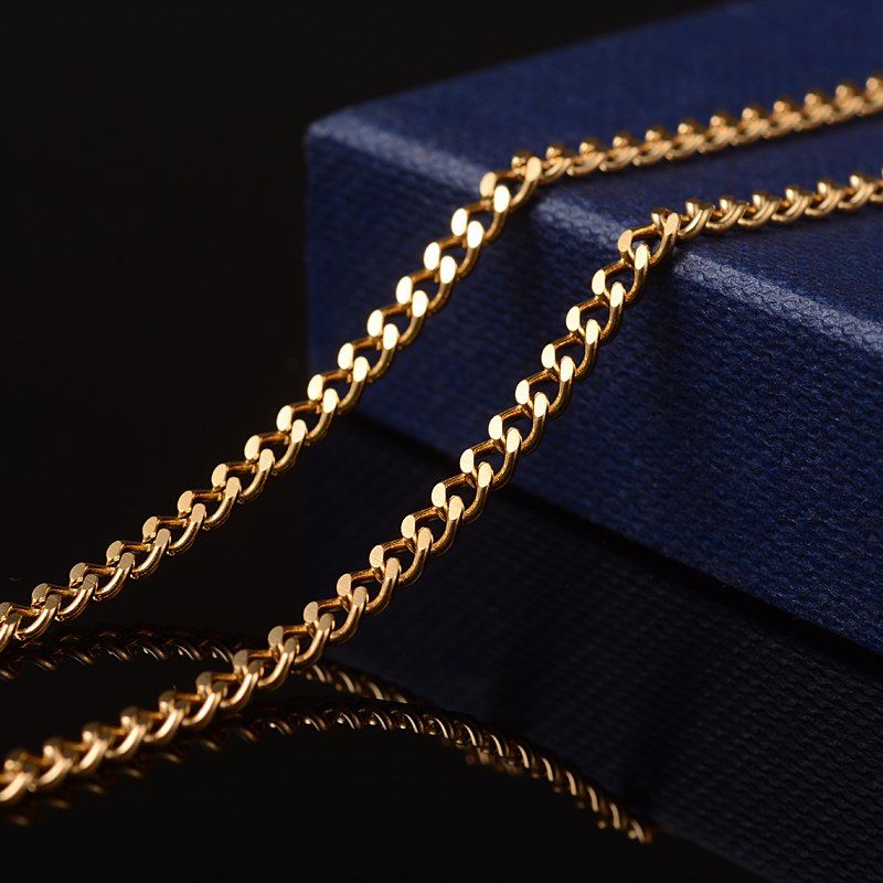 PandaHall Unwelded 304 Stainless Steel Curb Chains, Twisted Chains, with Spool, Faceted, Golden, 4x3x0.8mm; about 20m/roll Stainless Steel