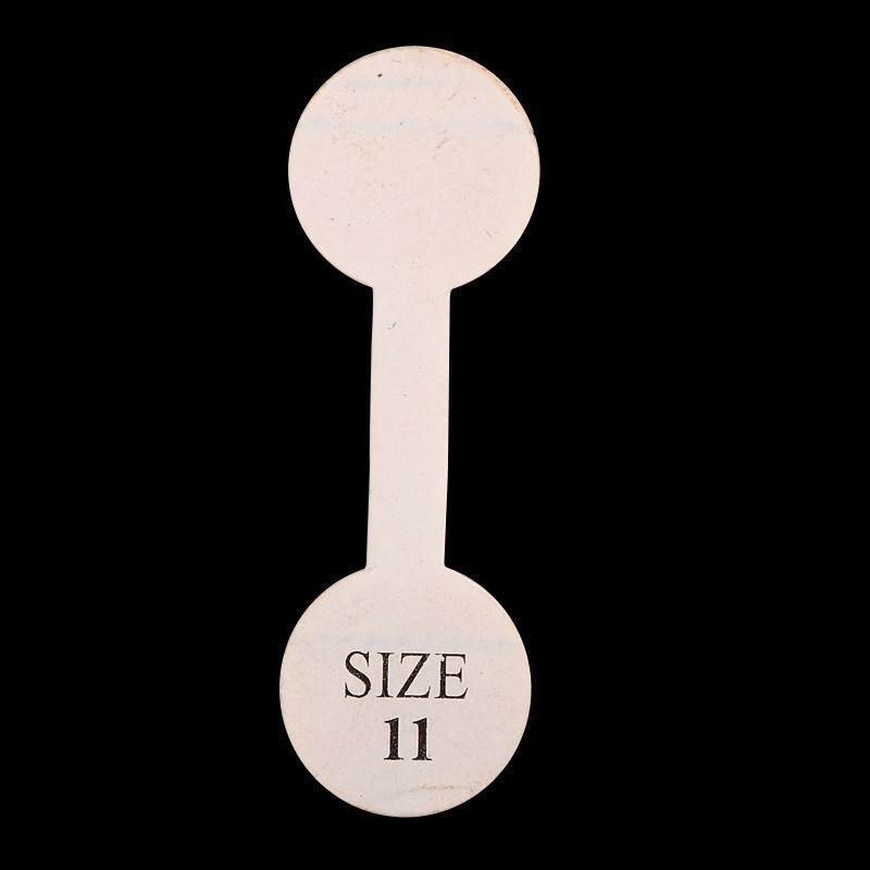 PandaHall Paper Hang tags, Jewelry Display Paper Price Tags, Black, 42x13.5x0.1mm; 500pcs/bag Black