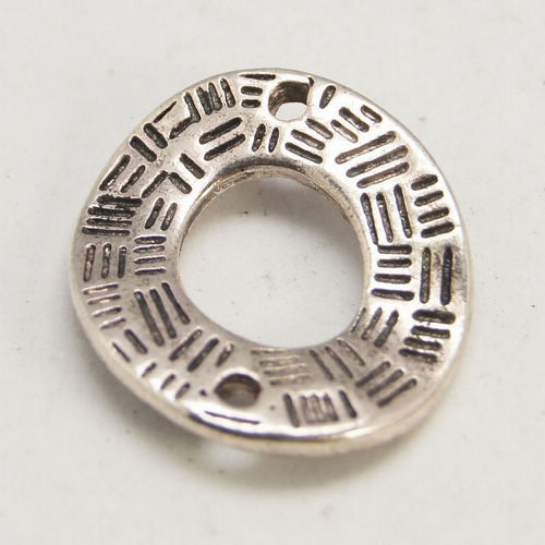 PandaHall Tibetan Silver Connectors, Lead Free, Cadmium Free and Nickel Free, Flower, Antique Silver, about 18mm long, 15.5wide, 1.5mm thick...