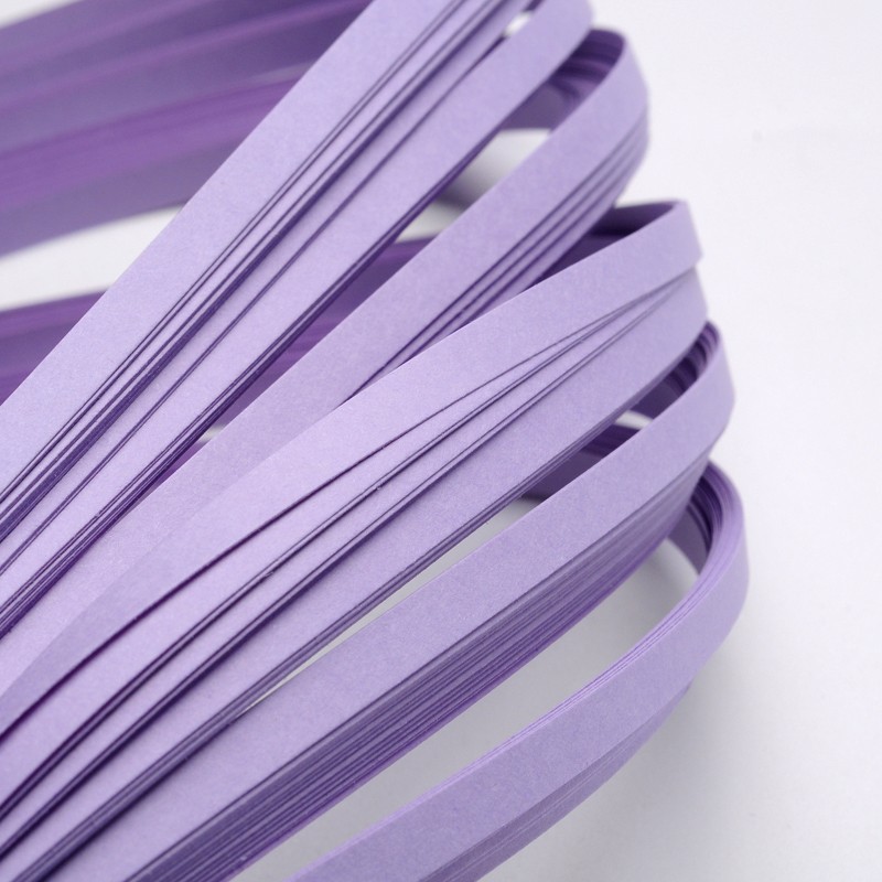 PandaHall Quilling Paper Strips, Lilac, 530x5mm; about 120strips/bag Paper Purple