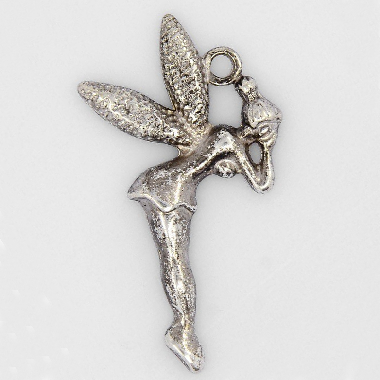 PandaHall Tibetan Style Antique Silver Tone Alloy Halloween Fairy DIY Jewelry Pendant Accessories, Lead Free and Cadmium Free, about 48mm...