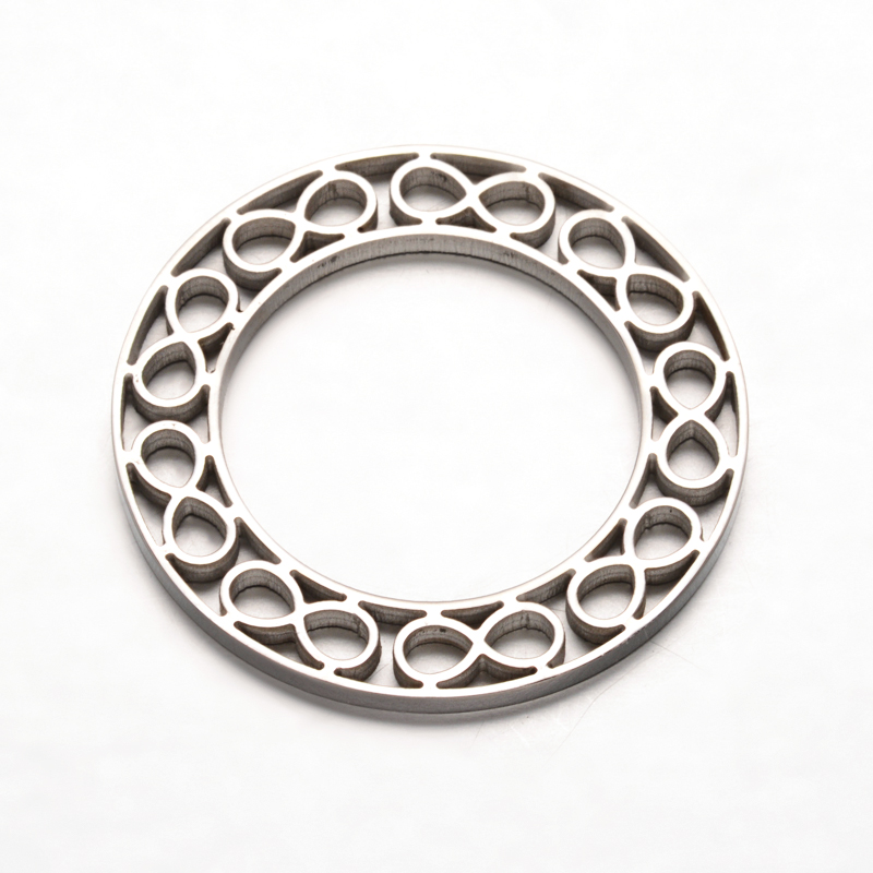 PandaHall 304 Stainless Steel Infinity Linking Rings, Stainless Steel Color, 35x2mm, Hole: 23mm Stainless Steel Ring