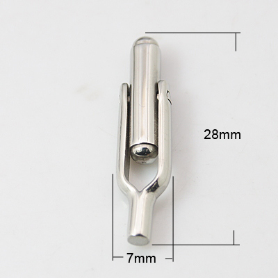 PandaHall 304 Stainless Steel Cuffinks, 28x7mm Stainless Steel