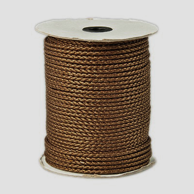 PandaHall Korean PU Cord, SaddleBrown, 4mm, about 100yards/roll Imitation Leather Brown