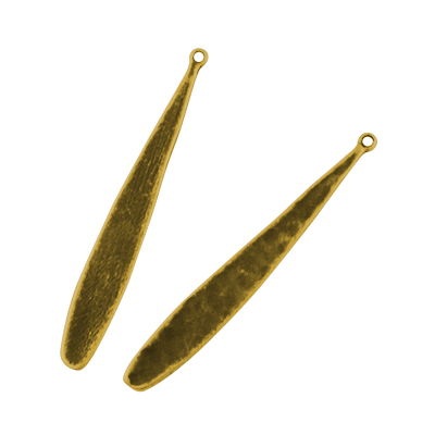 PandaHall Alloy Pendants, Lead Free, Baseball Bat, Antique Golden, 43x6x1mm, Hole: 1mm Alloy Sports Goods