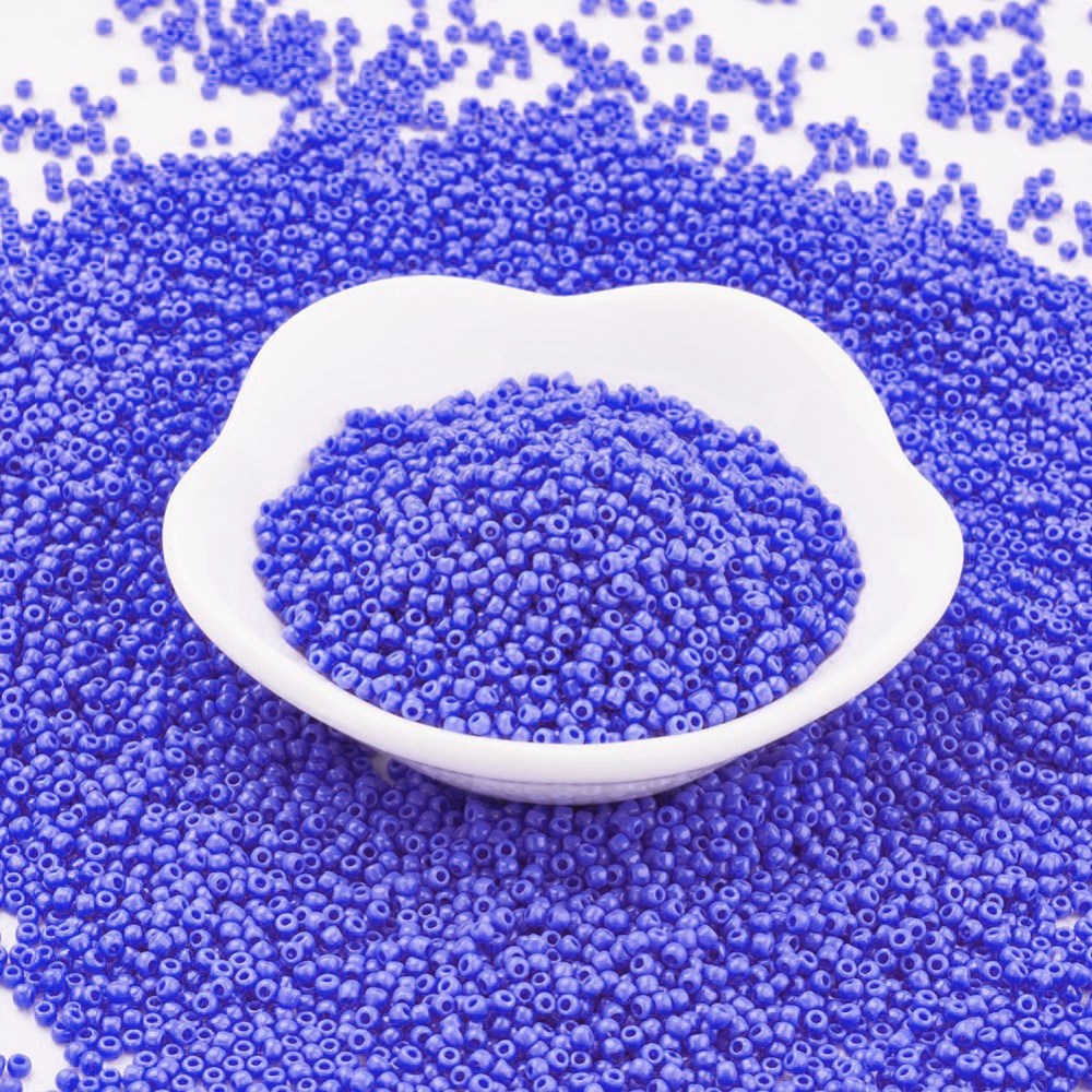 PandaHall TOHO&reg Japan Import Glass Round Seed Beads, 11/0 Opaque, Mauve, 2x1.5mm, Hole: 0.5mm; about 933pcs/10g Glass Purple