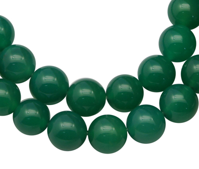 PandaHall Natural Agate Beads, Dyed, Round, Green, Size: about 6mm in diameter, hole: 1mm, 63pcs/strand, 15.5" Natural Agate Round Green