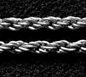 PandaHall Iron Rope Chains, Gunmetal, with Spool, Link:3mm, wire: 0.6mm thick, 100m/roll Iron