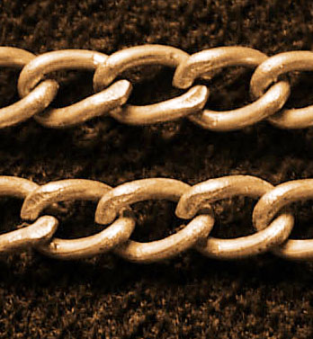 PandaHall Iron Twisted Chains Curb Chains, Red Copper Color, with Spool, Link:4x6mm, 1mm thick, 100m/roll Iron