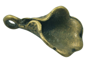 PandaHall Alloy Pendants, Lead Free and Cadmium Free, Flower, Antique Bronze Color, about 18mm long, 11mm wide, 4mm thick, hole: 2mm Alloy...