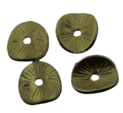 PandaHall Alloy Wavy Spacer Beads, Twist, Lead Free and Cadmium Free, Antique Bronze, about 9.5mm long, 8.5mm wide, 1mm thick, hole: 1mm...