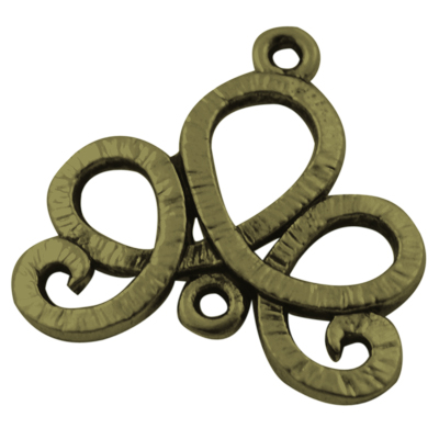 PandaHall Alloy Links, Lead Free and Cadmium Free, Flower, Antique Bronze, about 21mm long, 21mm wide, 1.5mm thick, hole: 1mm Alloy Flower
