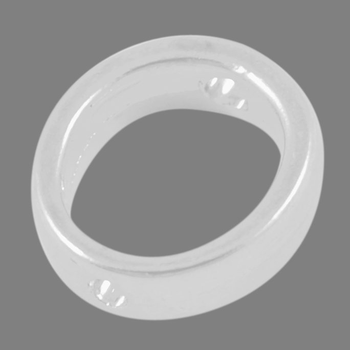 PandaHall Tibetan Style Bead Frames, Lead Free & Nickel Free & Cadmium Free, Ring, Silver Color, about 12mm in diameter, 4mm thick, hole...