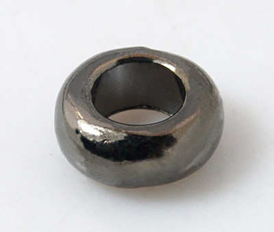 PandaHall Alloy Spacers Beads, Rondelle, Lead Free and Cadmium Free, Gunmetal, 7mm diameter, 3mm thick, hole: 4mm Alloy Rondelle