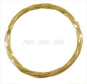 PandaHall Alloy Linking Rings, Circle Frames, Lead Free and Cadmium Free, Antique Golden Color, about 21mm in diameter, 2mm thick, hole: 1mm...