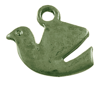 PandaHall Alloy Charms, Dove of Peace, Antique Bronze, 16x13x1.5mm, Hole: 2mm Alloy Bird