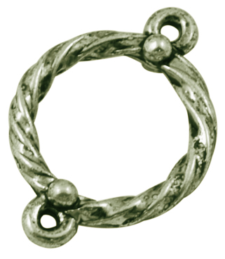 PandaHall Alloy Links, Lead Free and Cadmium Free, Ring, Antique Bronze, 22x16x4mm, Hole: 1.5mm Alloy Ring