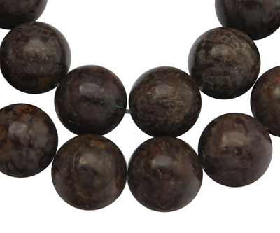PandaHall Natural Snowflake Obsidian Beads, Round, Chocolate, 10mm, Hole: 1.2mm; about 37pcs/strand, 15.2" Snowflake Obsidian Round Brown