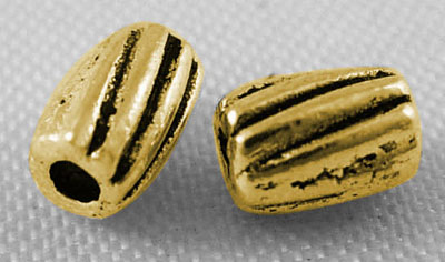 PandaHall Tibetan Style Alloy Beads, Column, Antique Golden, Cadmium Free & Lead Free, 4x3mm, Hole: 1mm Alloy Column