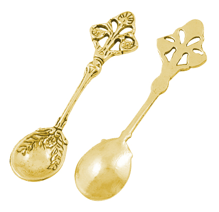 PandaHall Tibetan Style Alloy Spoon Big Pendants, Kitchen Utensil Pendants, Lead Free and Cadmium Free, Antique Golden, about 60mm long...