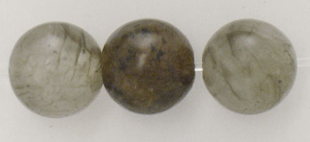 PandaHall 16" Round Gemstone Strands, Labradorite, Bead: 6mm in diameter, hole:0.8mm. about 64pcs/strand Labradorite Round Gray