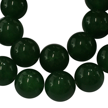 PandaHall Natural Dyed Jade Beads Strands, Malaysia Jade, Round, about 6mm in diameter, hole: 0.8mm, about 67pcs/strand, 16" Malaysia Jade...