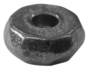 PandaHall Tibetan Silver Beads, Lead Free & Cadmium Free, Rondelle, Gunmetal, about 8mm in diameter, 3mm thick, hole: 2mm Alloy Rondelle