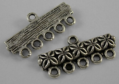 PandaHall Tibetan Style Links, Lead Free,Cadmium Free and Nickel Free, Antique Silver, 12mm wide, 25mm long, hole: 1.5mm Alloy Rectangle